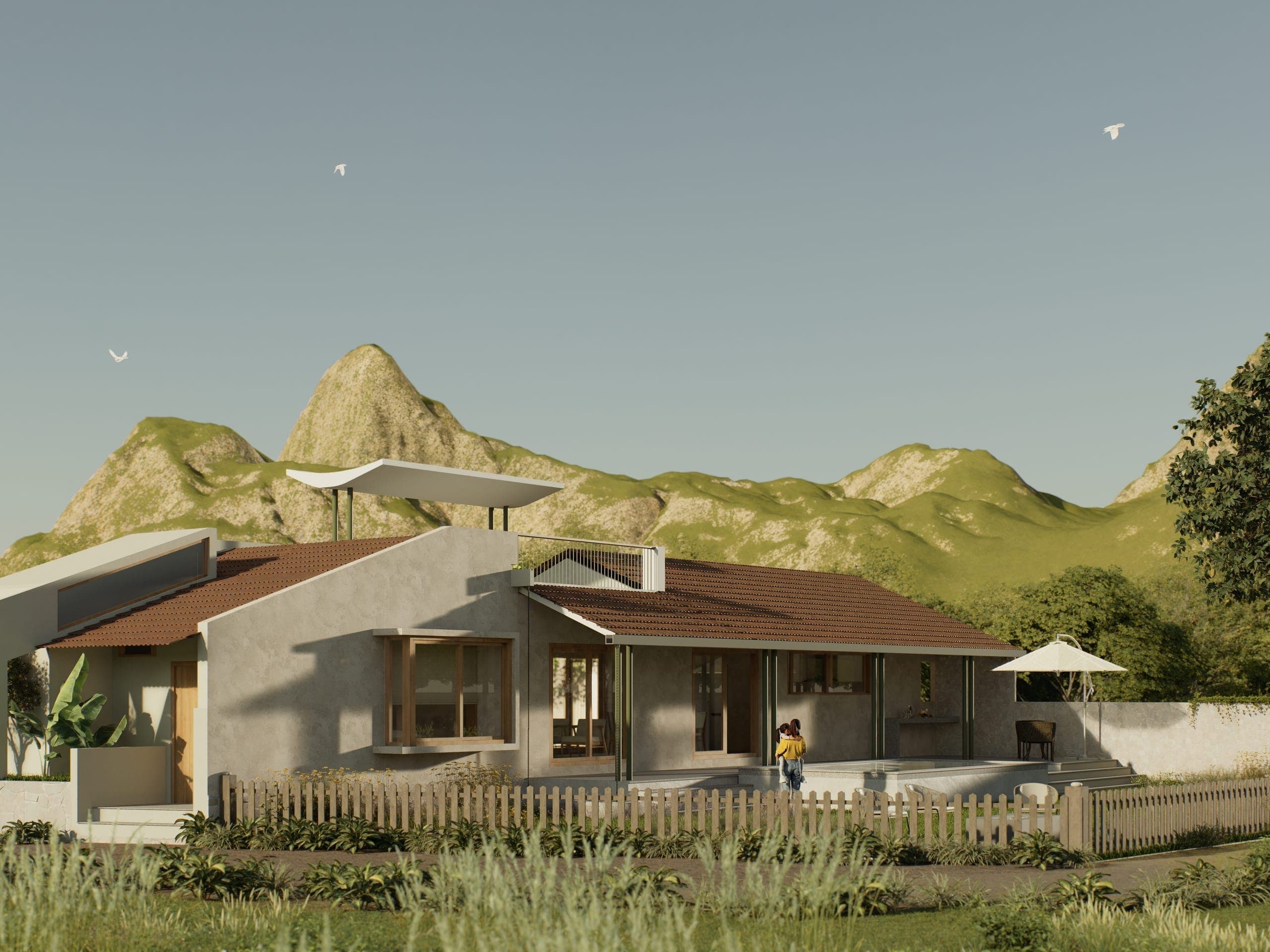 Twin Roof Farmhouse